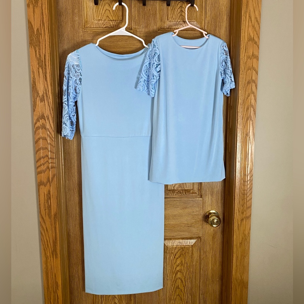 Powder Blue Maternity Mommy & Me